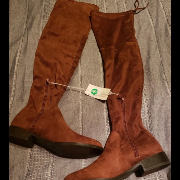 Brand New Ladies Tall Carmel Brown Size 10 Boots - Picture 9 of 9